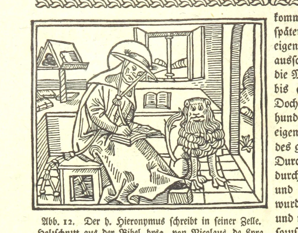 An illustration from Monographien zur deutschen Kulturgeschichte, herausgegeben von G. Steinhausen, 1899, leaf 14