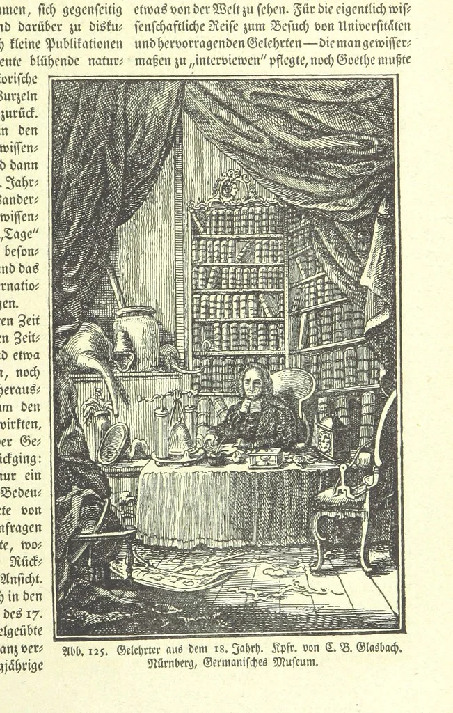 An illustration from Monographien zur deutschen Kulturgeschichte, herausgegeben von G. Steinhausen, 1899, leaf 147