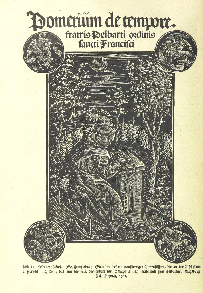 An illustration from Monographien zur deutschen Kulturgeschichte, herausgegeben von G. Steinhausen, 1899, leaf 18
