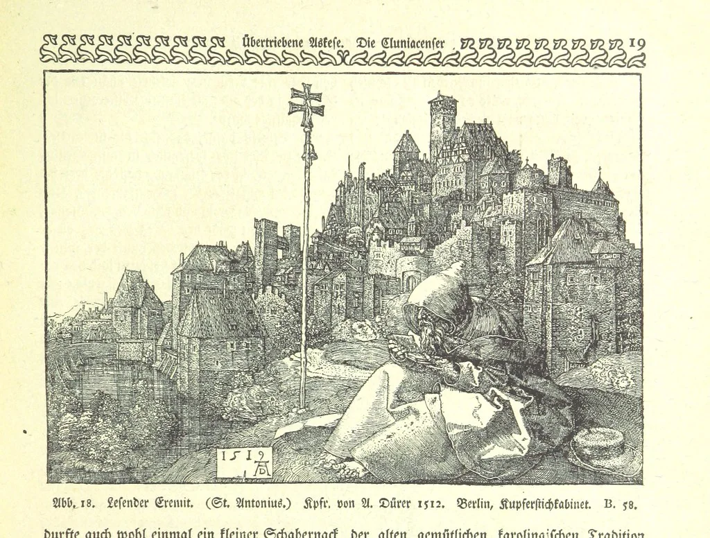 An illustration from Monographien zur deutschen Kulturgeschichte, herausgegeben von G. Steinhausen, 1899, leaf 21