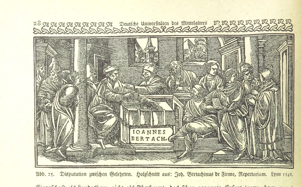 An illustration from Monographien zur deutschen Kulturgeschichte, herausgegeben von G. Steinhausen, 1899, leaf 30