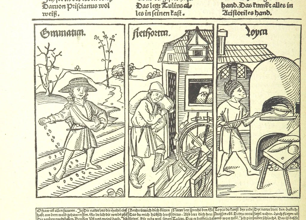 An illustration from Monographien zur deutschen Kulturgeschichte, herausgegeben von G. Steinhausen, 1899, leaf 34