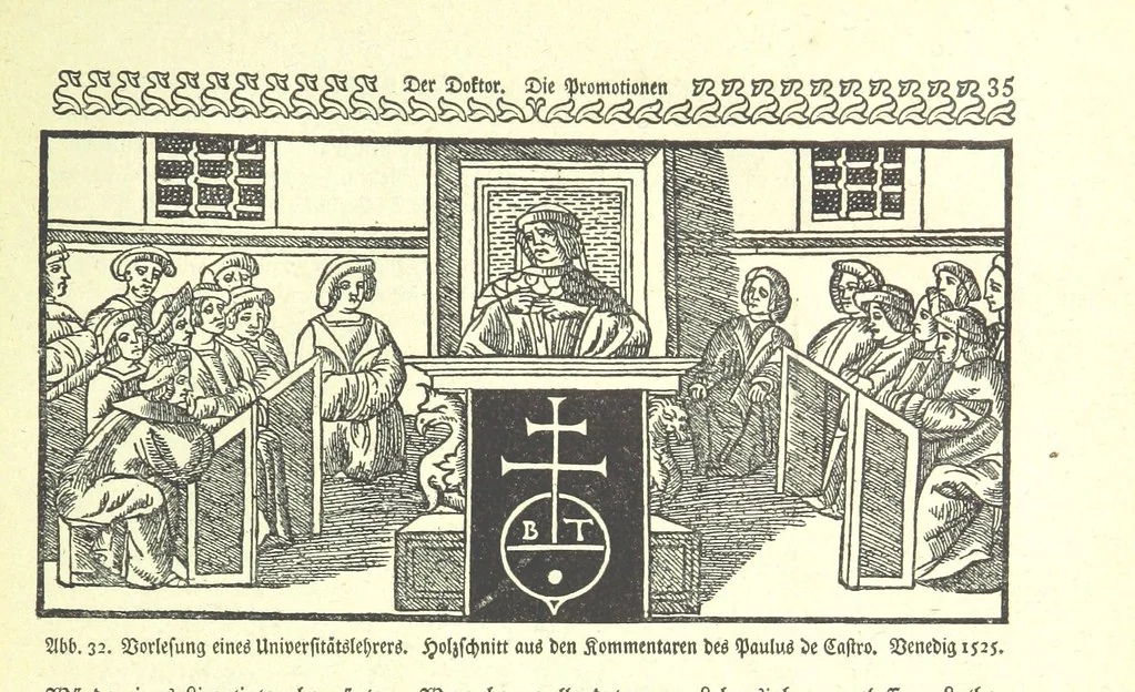 An illustration from Monographien zur deutschen Kulturgeschichte, herausgegeben von G. Steinhausen, 1899, leaf 37