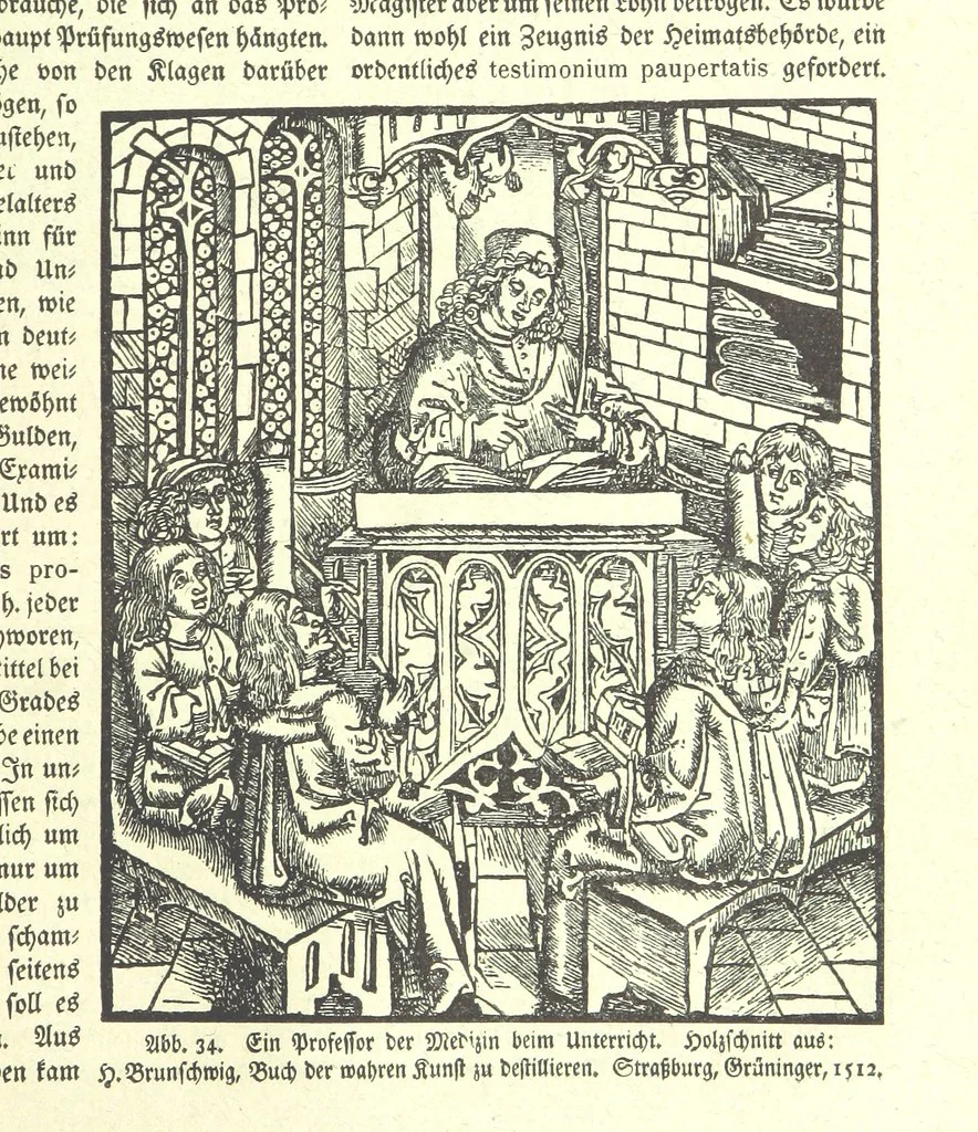 An illustration from Monographien zur deutschen Kulturgeschichte, herausgegeben von G. Steinhausen, 1899, leaf 39