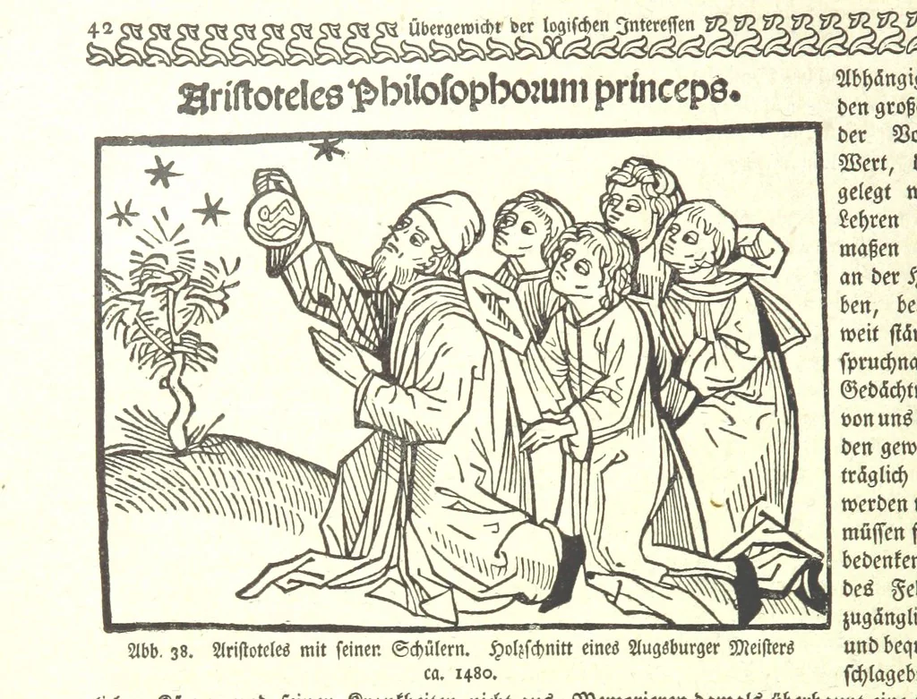 An illustration from Monographien zur deutschen Kulturgeschichte, herausgegeben von G. Steinhausen, 1899, leaf 44