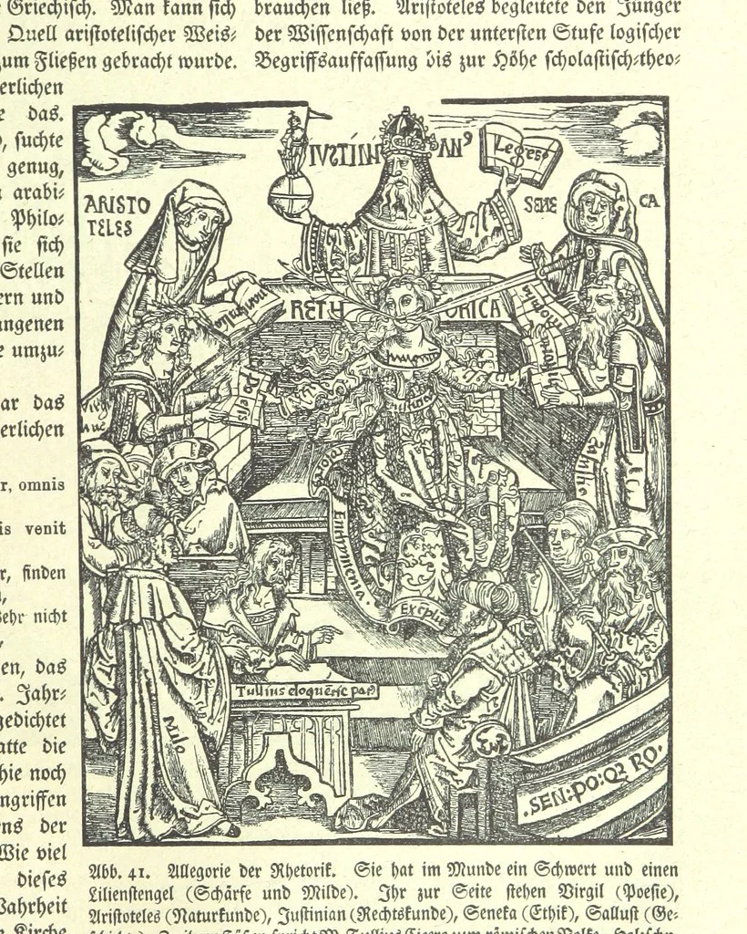 An illustration from Monographien zur deutschen Kulturgeschichte, herausgegeben von G. Steinhausen, 1899, leaf 47