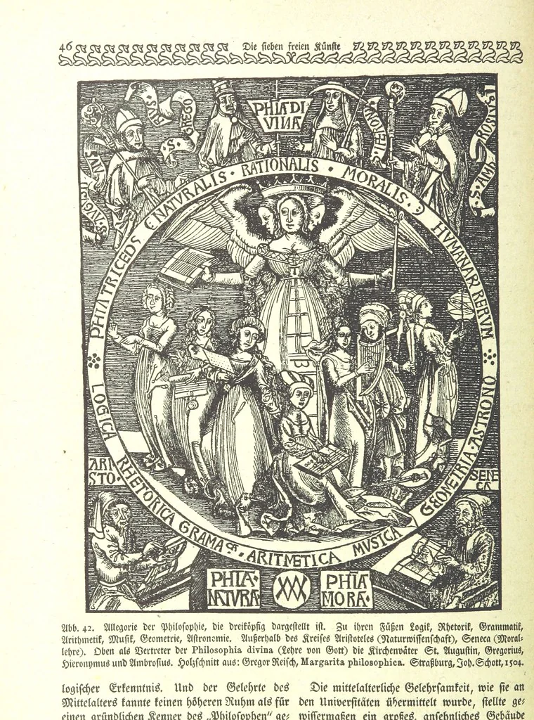 An illustration from Monographien zur deutschen Kulturgeschichte, herausgegeben von G. Steinhausen, 1899, leaf 48