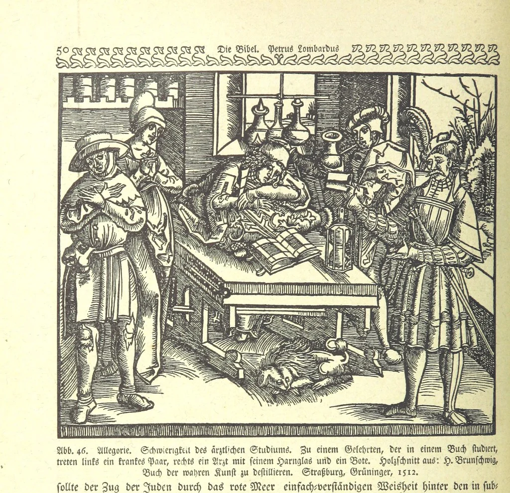 An illustration from Monographien zur deutschen Kulturgeschichte, herausgegeben von G. Steinhausen, 1899, leaf 52