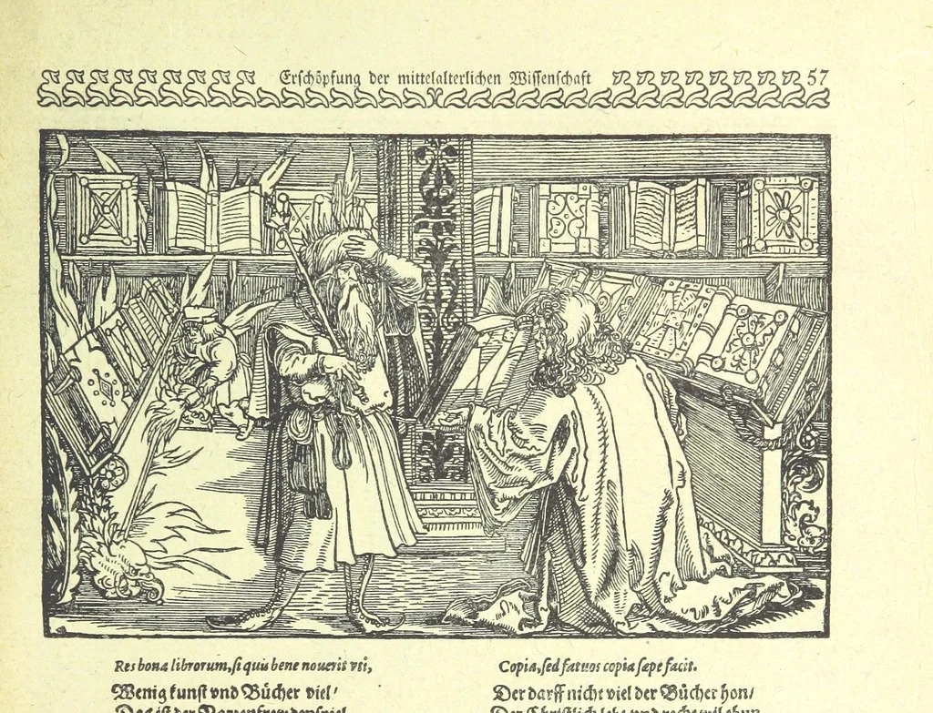 An illustration from Monographien zur deutschen Kulturgeschichte, herausgegeben von G. Steinhausen, 1899, leaf 59