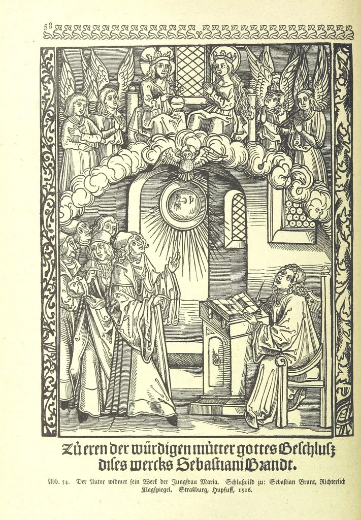 An illustration from Monographien zur deutschen Kulturgeschichte, herausgegeben von G. Steinhausen, 1899, leaf 60