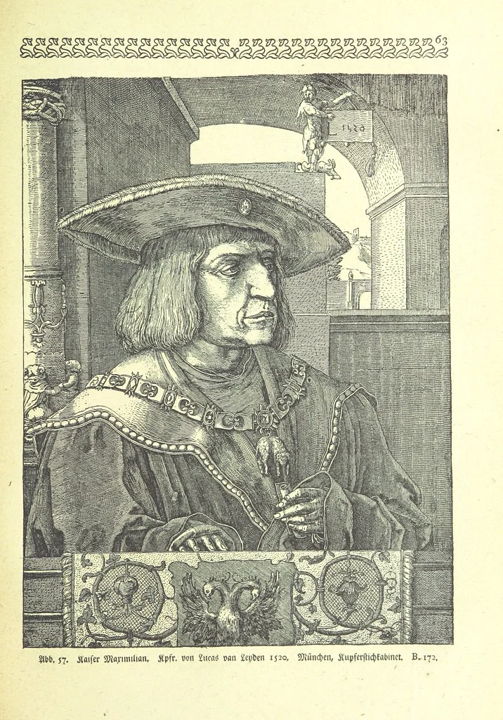An illustration from Monographien zur deutschen Kulturgeschichte, herausgegeben von G. Steinhausen, 1899, leaf 65