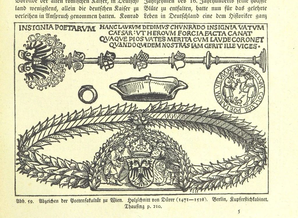 An illustration from Monographien zur deutschen Kulturgeschichte, herausgegeben von G. Steinhausen, 1899, leaf 67