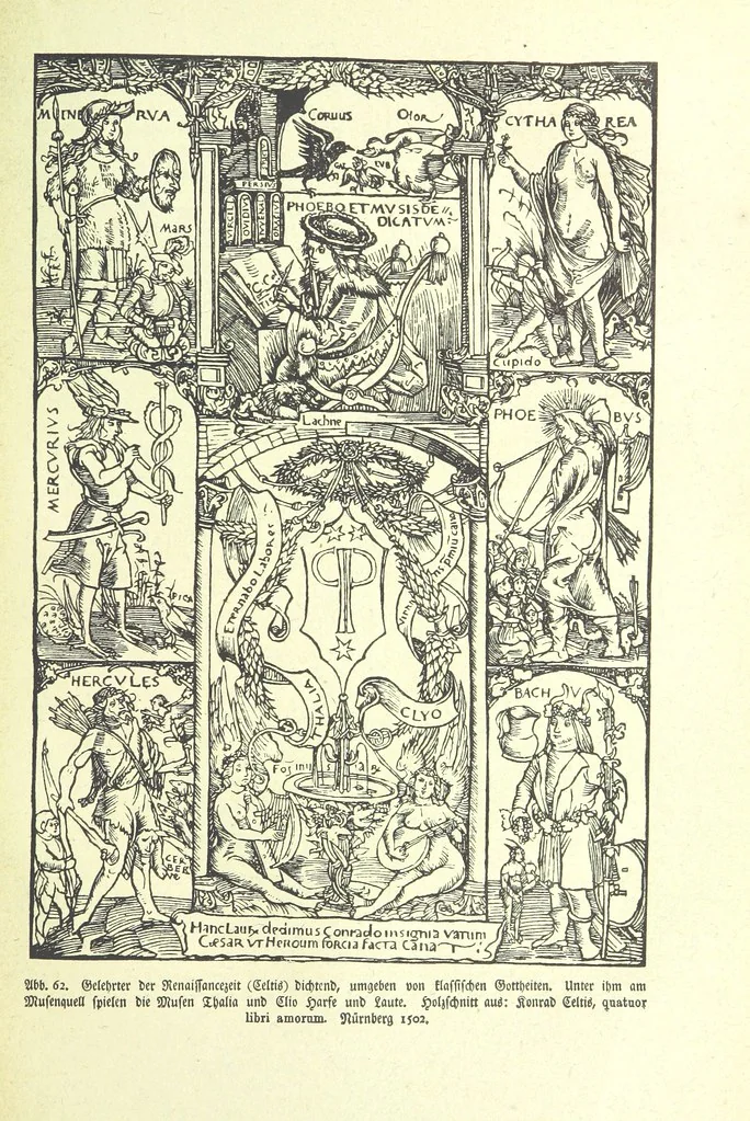 An illustration from Monographien zur deutschen Kulturgeschichte, herausgegeben von G. Steinhausen, 1899, leaf 71