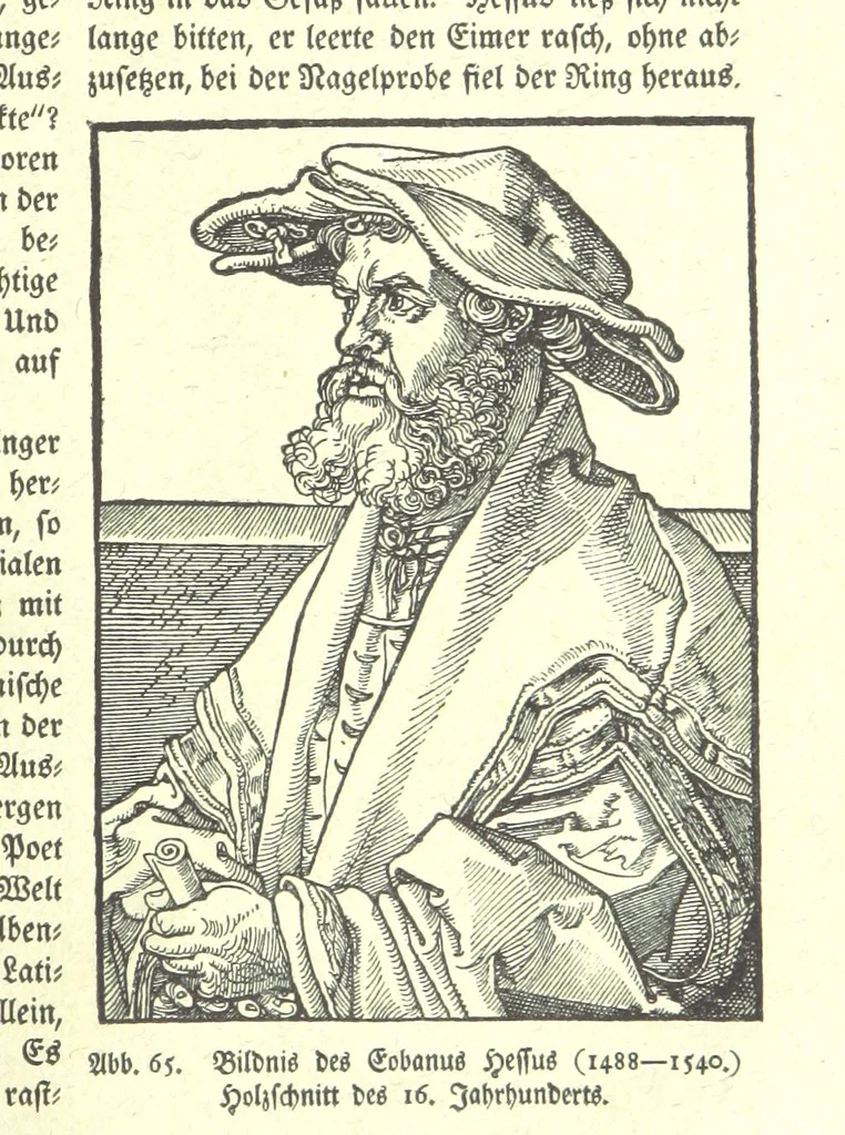 An illustration from Monographien zur deutschen Kulturgeschichte, herausgegeben von G. Steinhausen, 1899, leaf 75