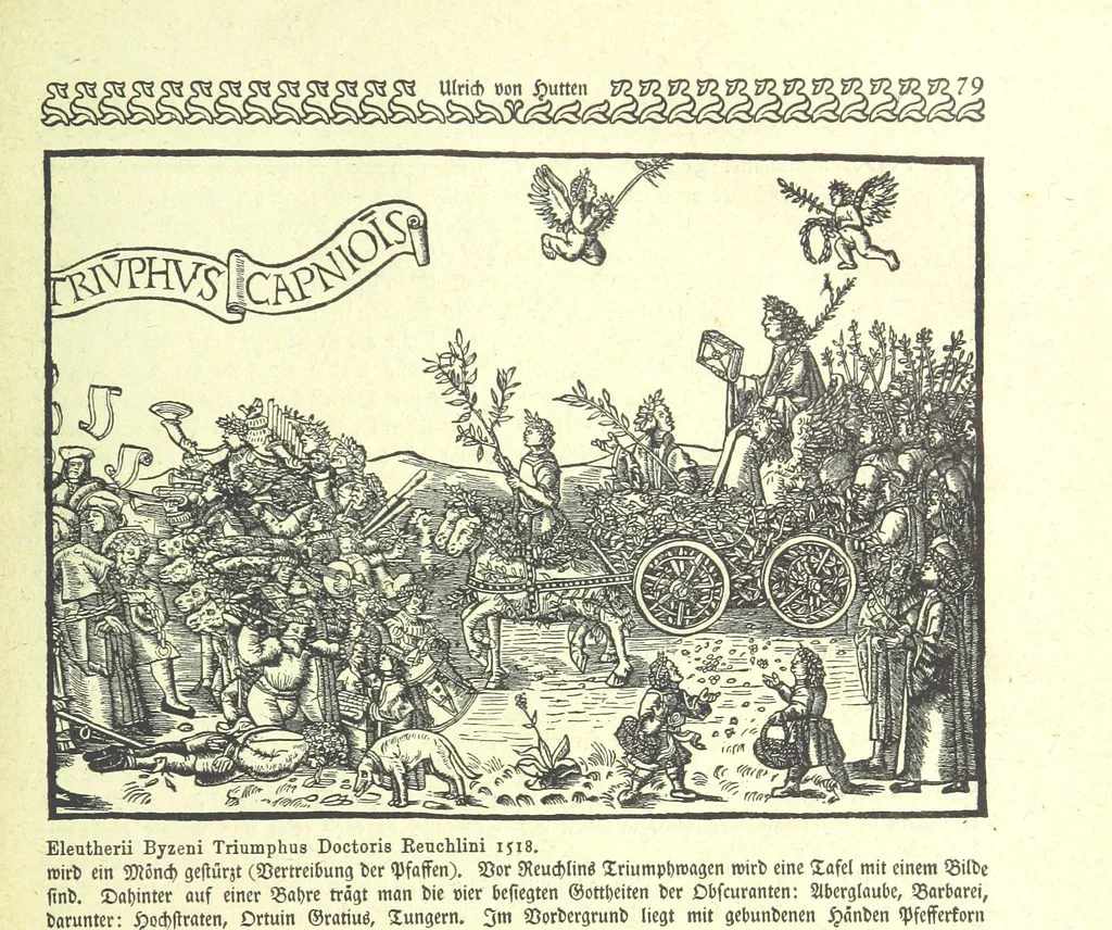 An illustration from Monographien zur deutschen Kulturgeschichte, herausgegeben von G. Steinhausen, 1899, leaf 81