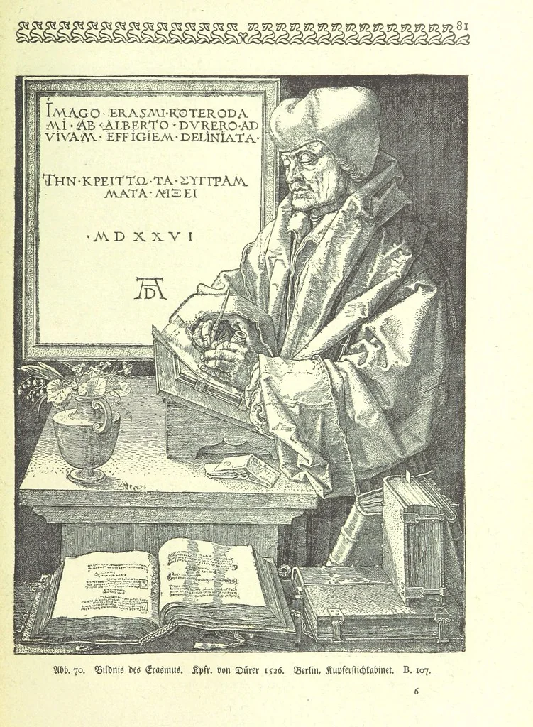 An illustration from Monographien zur deutschen Kulturgeschichte, herausgegeben von G. Steinhausen, 1899, leaf 83