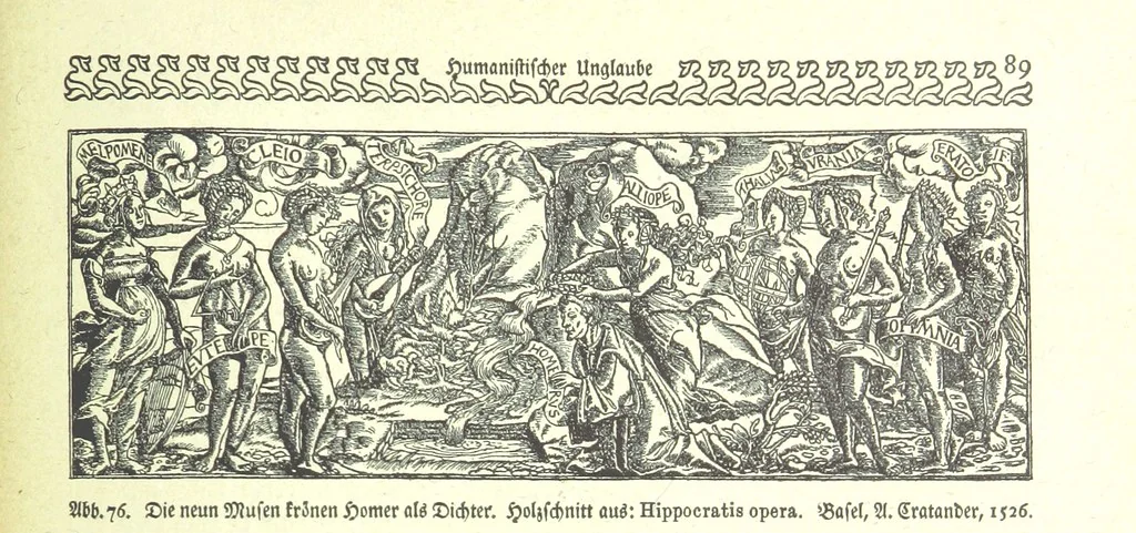 An illustration from Monographien zur deutschen Kulturgeschichte, herausgegeben von G. Steinhausen, 1899, leaf 91