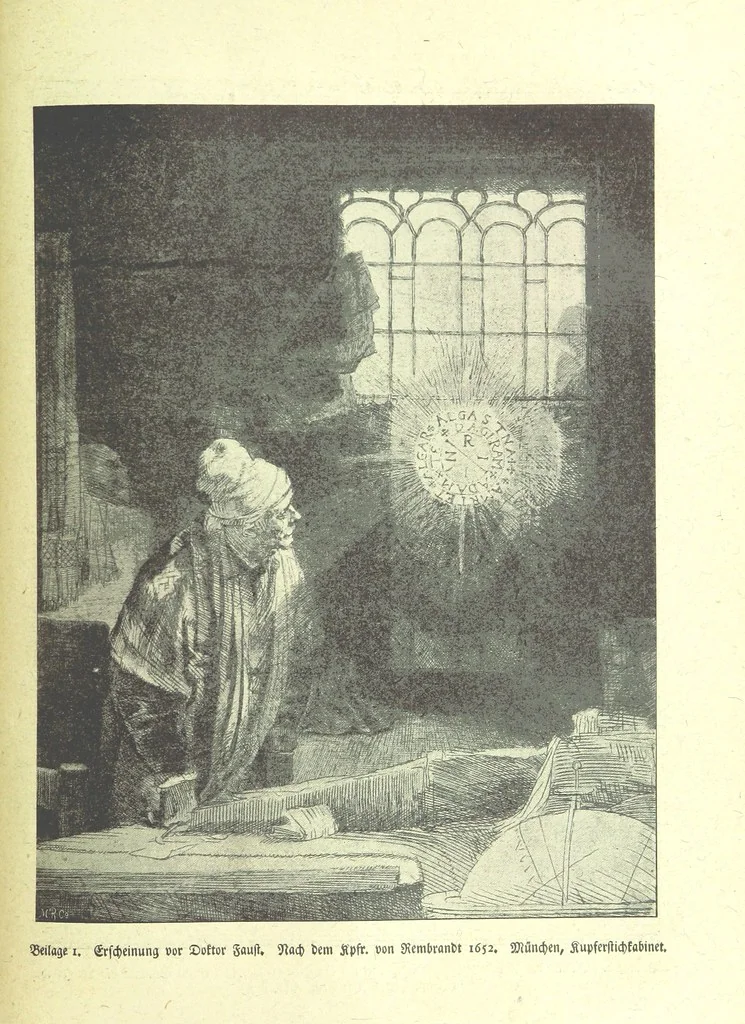 An illustration from Monographien zur deutschen Kulturgeschichte, herausgegeben von G. Steinhausen, 1899, leaf 95