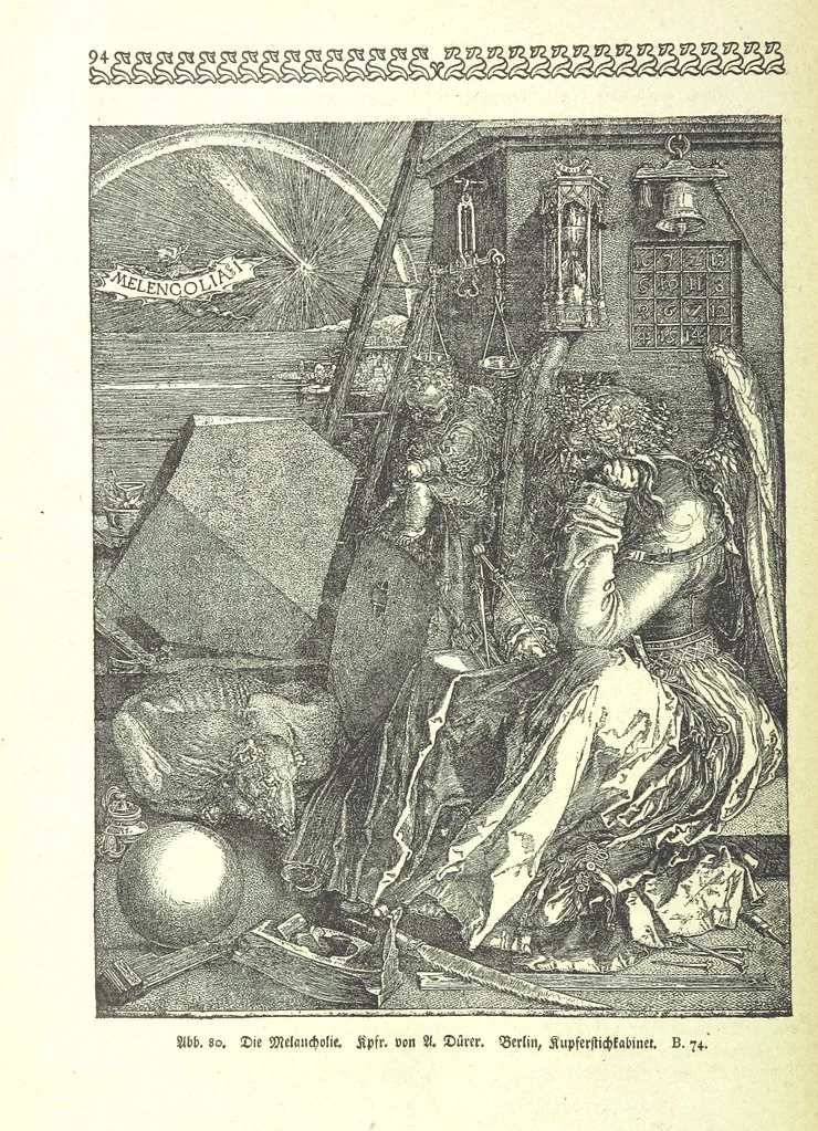 An illustration from Monographien zur deutschen Kulturgeschichte, herausgegeben von G. Steinhausen, 1899, leaf 98