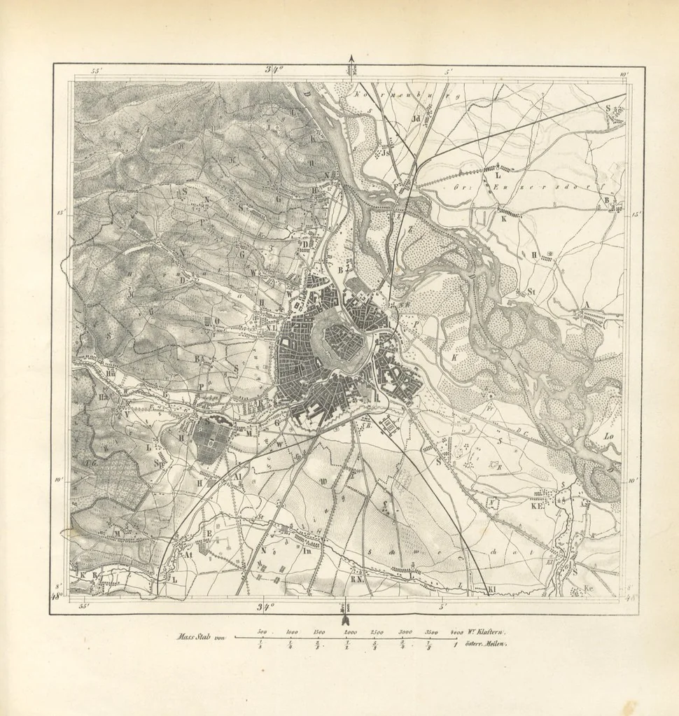 An illustration from Grundzüge der mathematischen Geographie und der Landkartenprojection ... Ein Handbuch für Jeden, der ohne Vorkenntniss der höheren Mathematik sich über den Gegenstand unterrichten will, etc, 1857, leaf 149