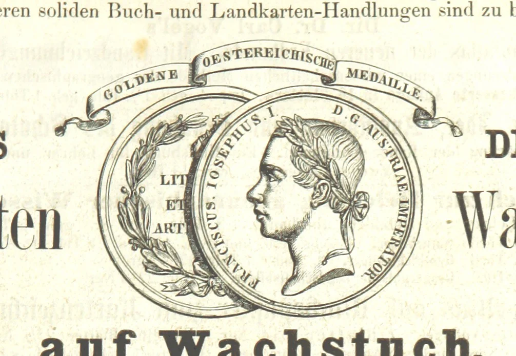 An illustration from Grundzüge der mathematischen Geographie und der Landkartenprojection ... Ein Handbuch für Jeden, der ohne Vorkenntniss der höheren Mathematik sich über den Gegenstand unterrichten will, etc, 1857, leaf 177