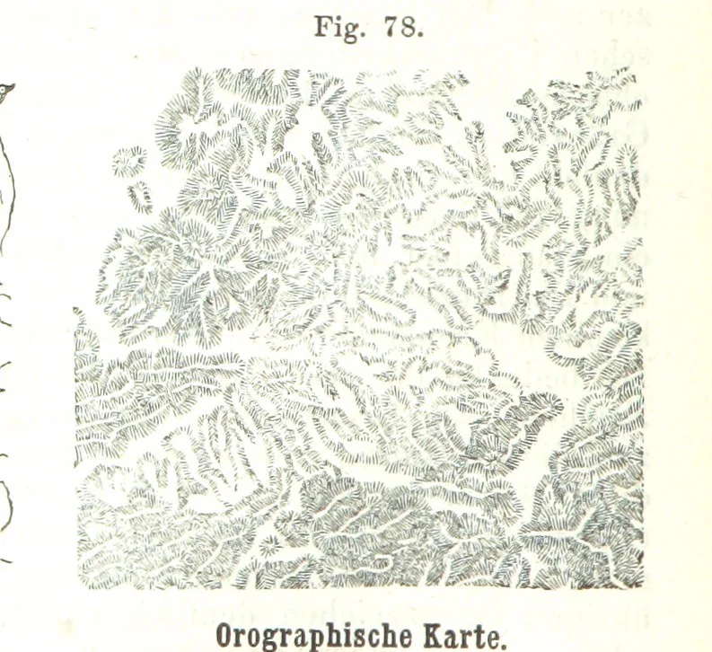An illustration from Grundzüge der mathematischen Geographie und der Landkartenprojection ... Ein Handbuch für Jeden, der ohne Vorkenntniss der höheren Mathematik sich über den Gegenstand unterrichten will, etc, 1857, leaf 46