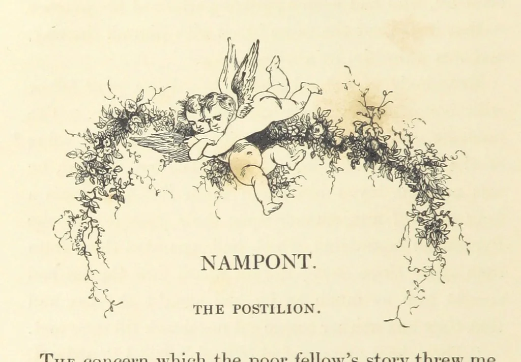 An illustration from A sentimental journey through France and Italy, 1857, leaf 116