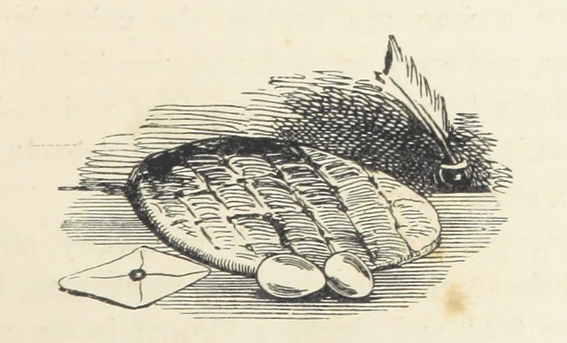 An illustration from A sentimental journey through France and Italy, 1857, leaf 131