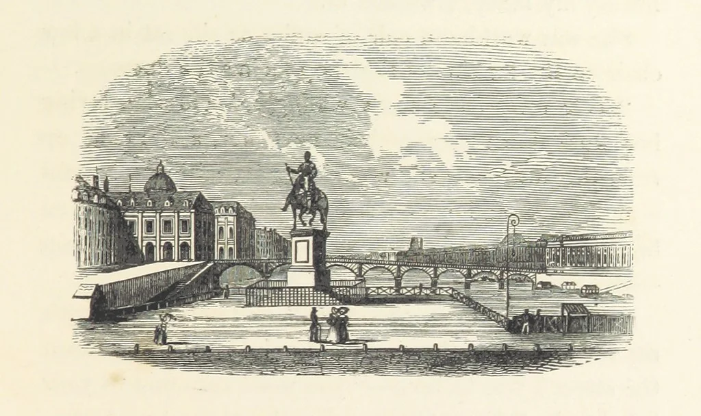 An illustration from A sentimental journey through France and Italy, 1857, leaf 137
