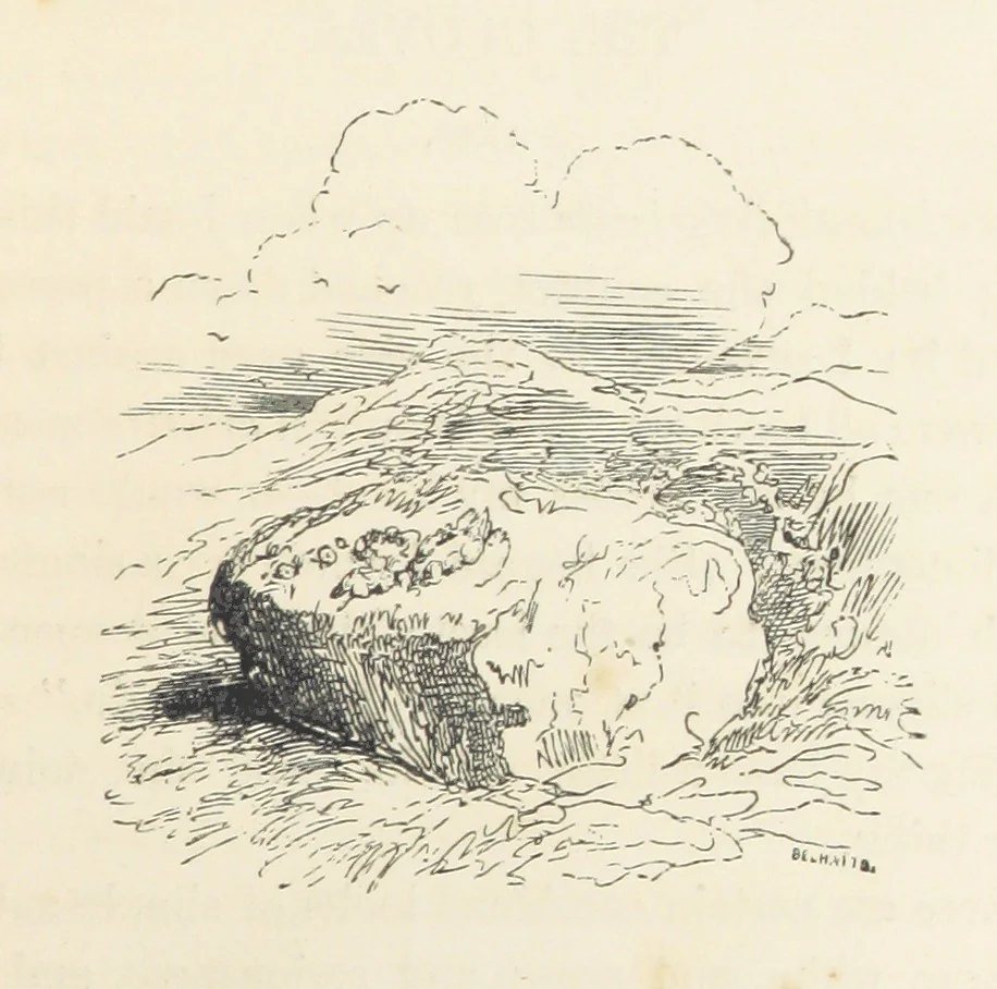 An illustration from A sentimental journey through France and Italy, 1857, leaf 143