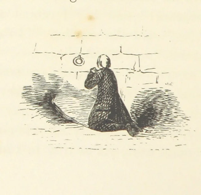 An illustration from A sentimental journey through France and Italy, 1857, leaf 176