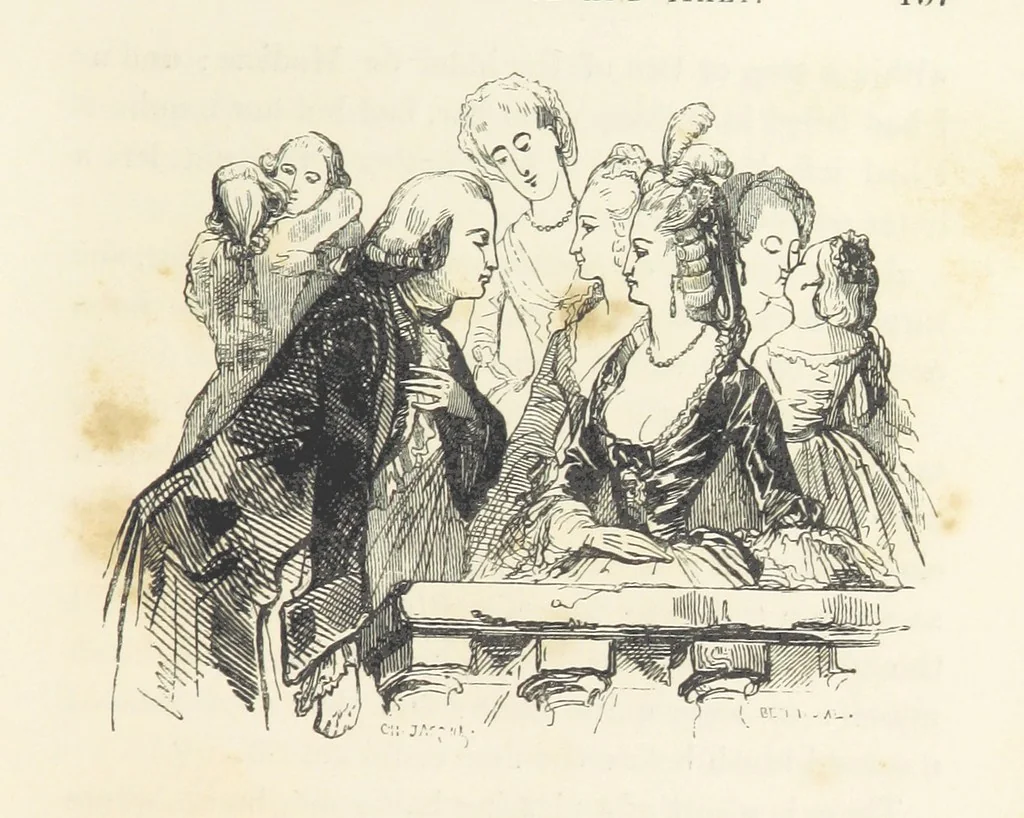 An illustration from A sentimental journey through France and Italy, 1857, leaf 217