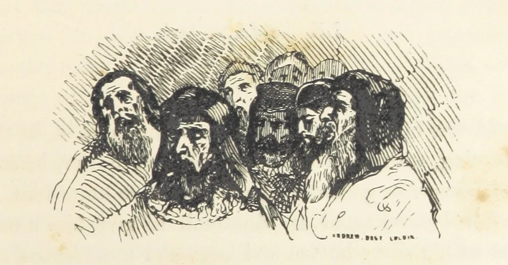 An illustration from A sentimental journey through France and Italy, 1857, leaf 235
