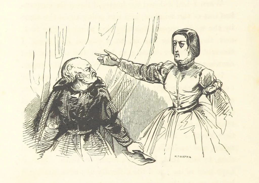 An illustration from A sentimental journey through France and Italy, 1857, leaf 242
