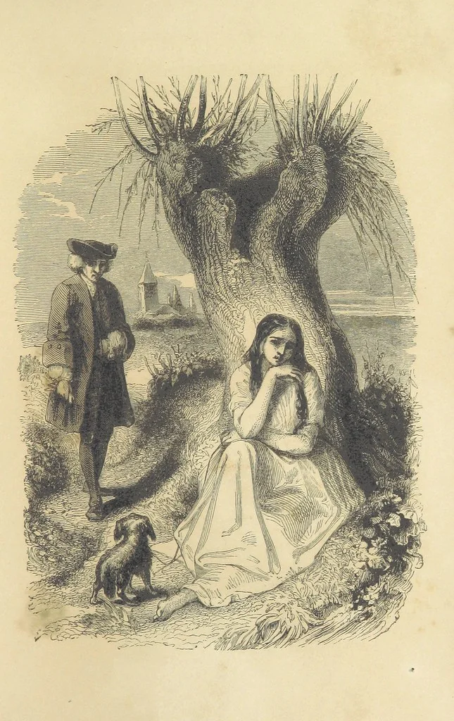 An illustration from A sentimental journey through France and Italy, 1857, leaf 265