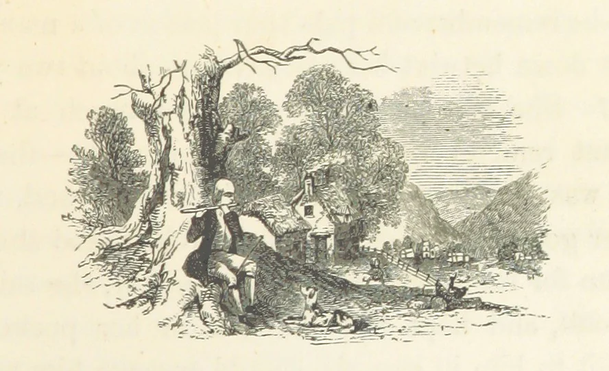 An illustration from A sentimental journey through France and Italy, 1857, leaf 267