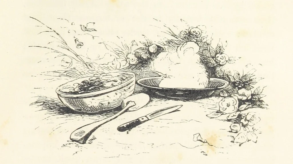 An illustration from A sentimental journey through France and Italy, 1857, leaf 281
