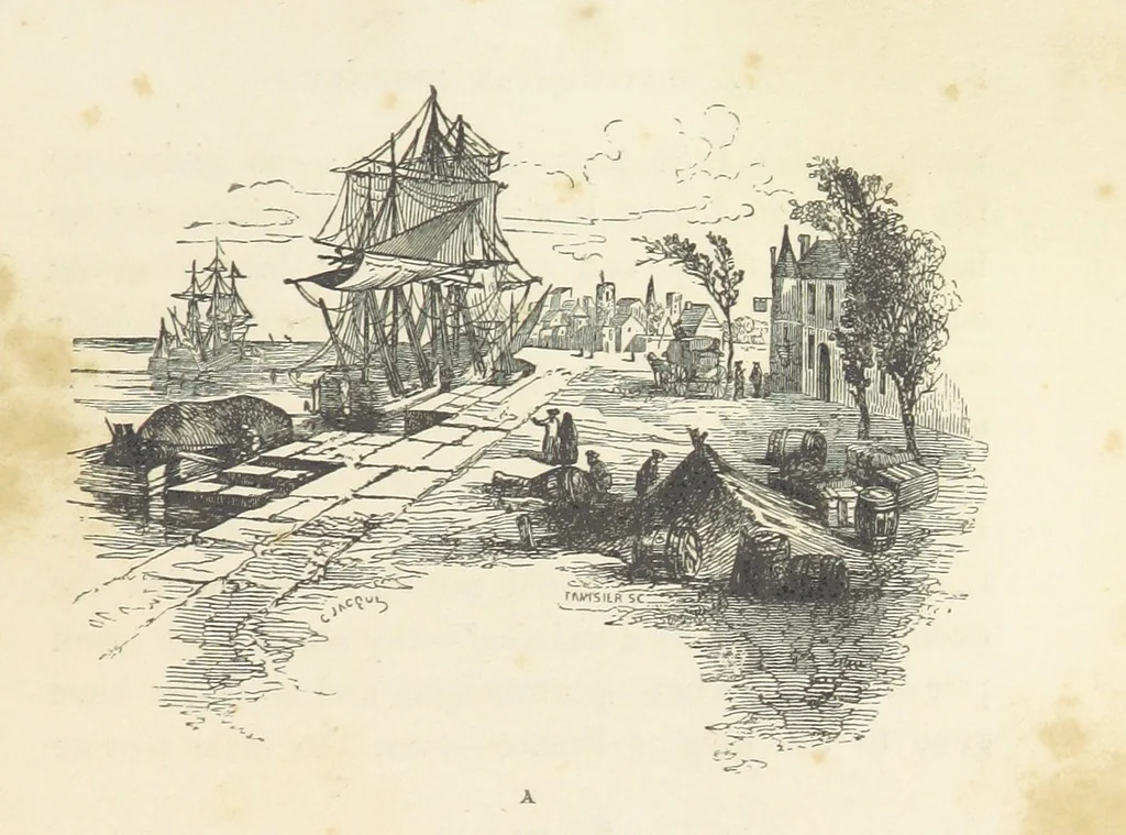 An illustration from A sentimental journey through France and Italy, 1857, leaf 33