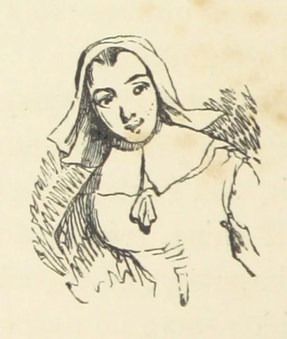 An illustration from A sentimental journey through France and Italy, 1857, leaf 72