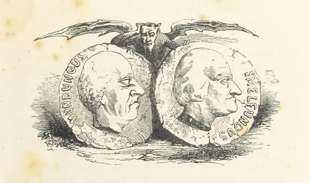 An illustration from A sentimental journey through France and Italy, 1857, leaf 89