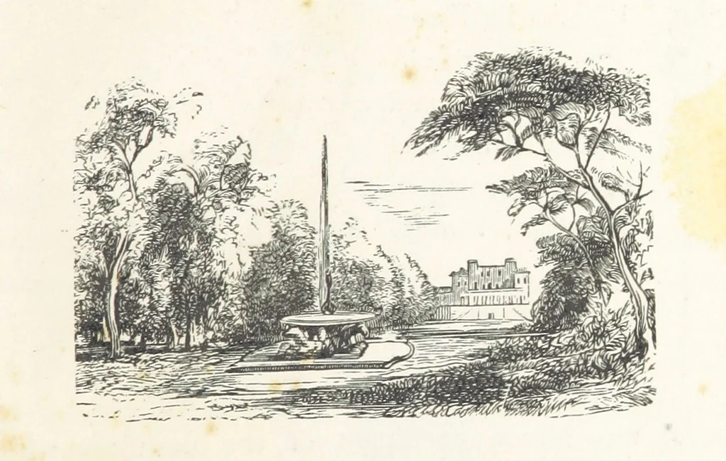 An illustration from A sentimental journey through France and Italy, 1857, leaf 95