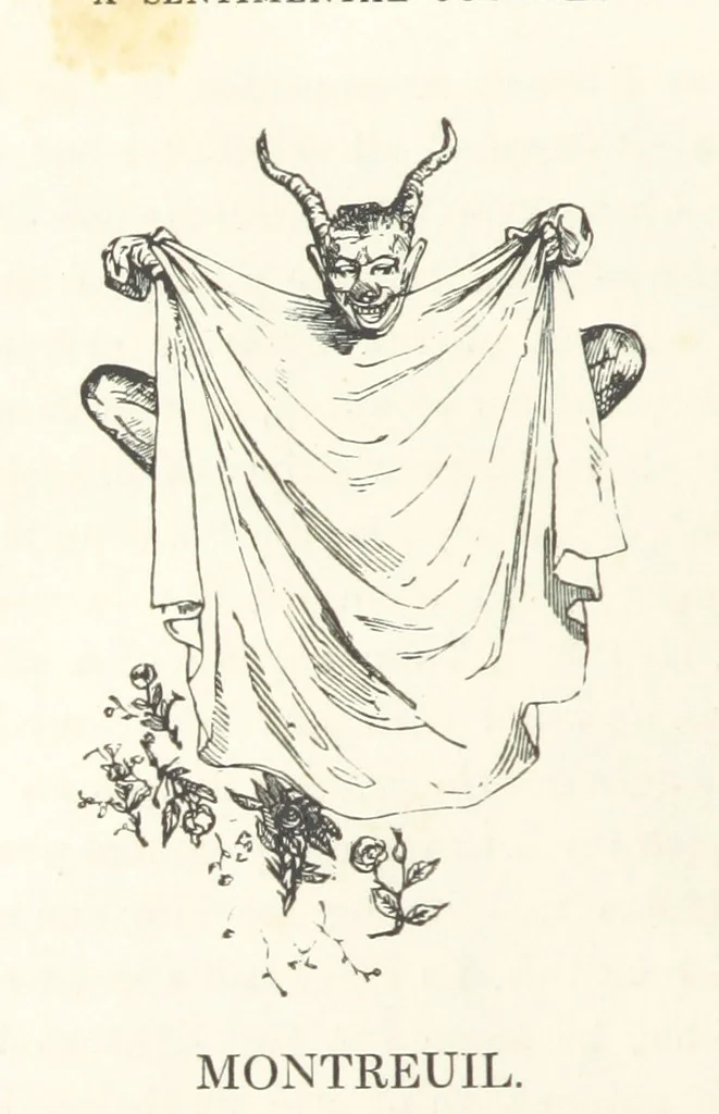 An illustration from A sentimental journey through France and Italy, 1857, leaf 98