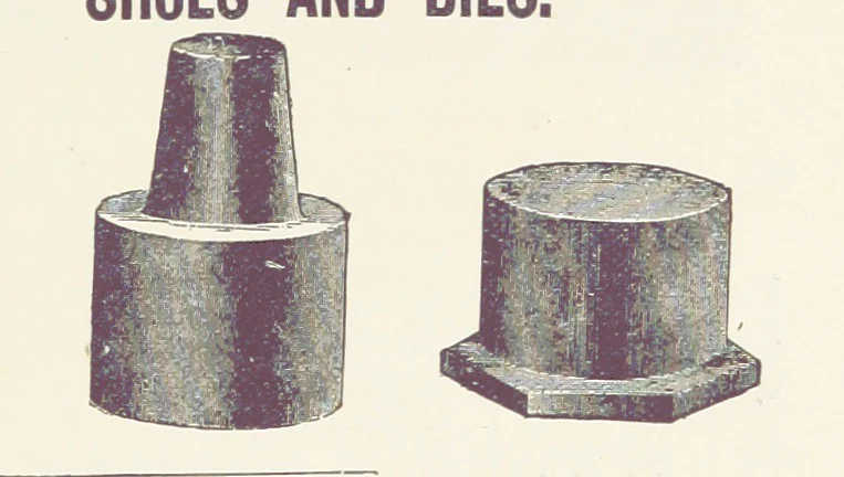 An illustration from The Universal Mining Code for the use of mining companies, mining engineers ... The Code words specially selected to comply with the Telegraph Convention rules, by G. Ager, 1890, leaf 417