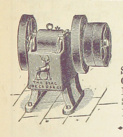 An illustration from The Universal Mining Code for the use of mining companies, mining engineers ... The Code words specially selected to comply with the Telegraph Convention rules, by G. Ager, 1890, leaf 419