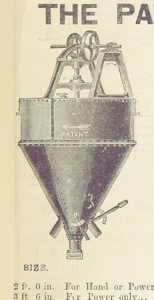 An illustration from The Universal Mining Code for the use of mining companies, mining engineers ... The Code words specially selected to comply with the Telegraph Convention rules, by G. Ager, 1890, leaf 419