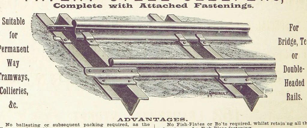 An illustration from The Universal Mining Code for the use of mining companies, mining engineers ... The Code words specially selected to comply with the Telegraph Convention rules, by G. Ager, 1890, leaf 424