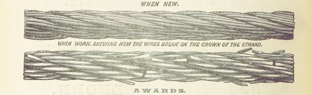 An illustration from The Universal Mining Code for the use of mining companies, mining engineers ... The Code words specially selected to comply with the Telegraph Convention rules, by G. Ager, 1890, leaf 426