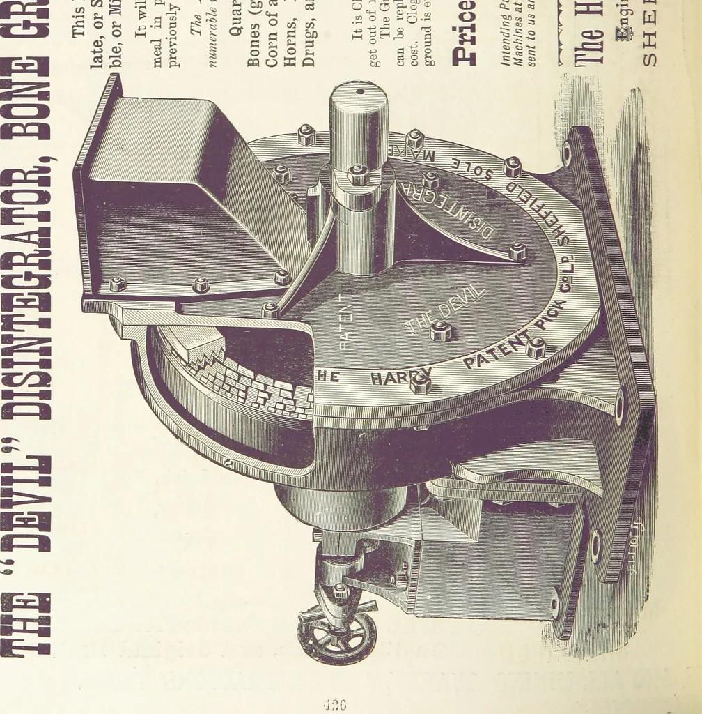An illustration from The Universal Mining Code for the use of mining companies, mining engineers ... The Code words specially selected to comply with the Telegraph Convention rules, by G. Ager, 1890, leaf 438