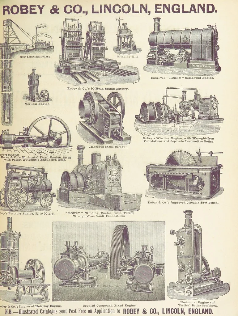 An illustration from The Universal Mining Code for the use of mining companies, mining engineers ... The Code words specially selected to comply with the Telegraph Convention rules, by G. Ager, 1890, leaf 447