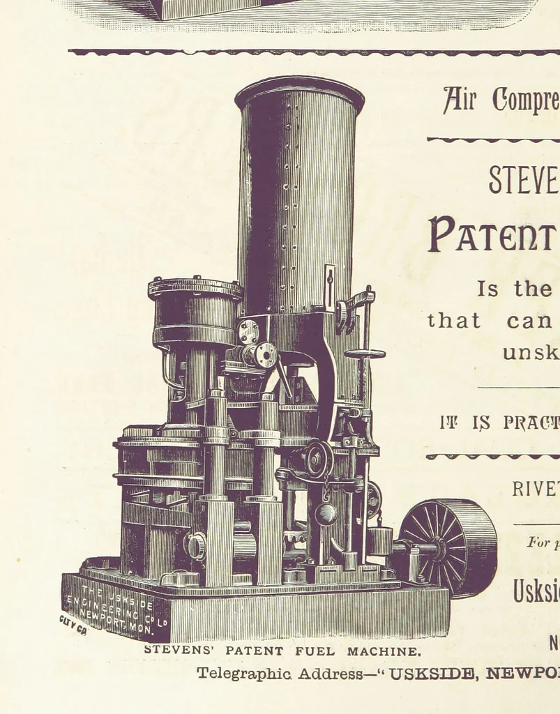 An illustration from The Universal Mining Code for the use of mining companies, mining engineers ... The Code words specially selected to comply with the Telegraph Convention rules, by G. Ager, 1890, leaf 462